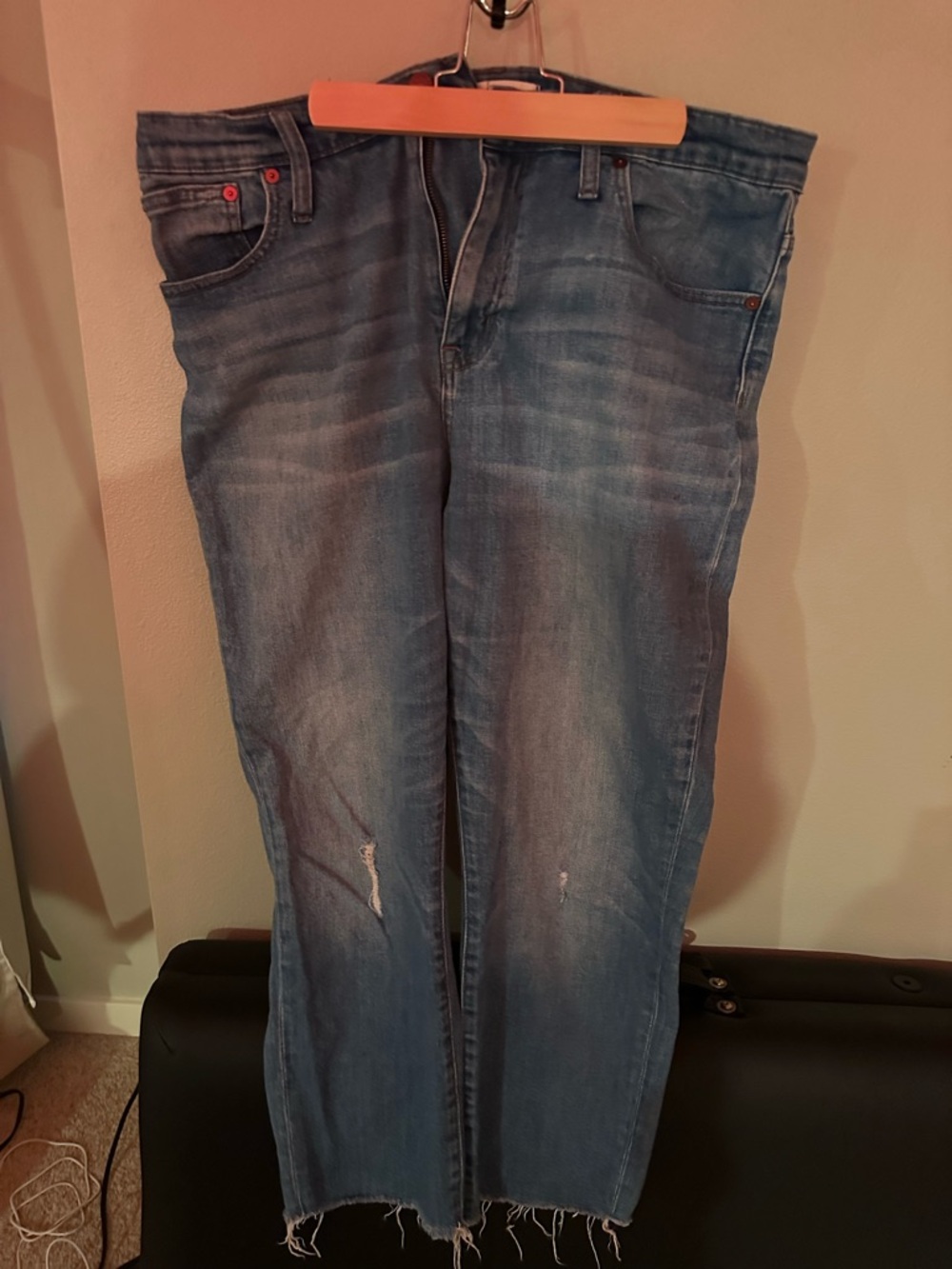 Madewell Jeans The High-Rise Slim Crop Boyjean Size 31